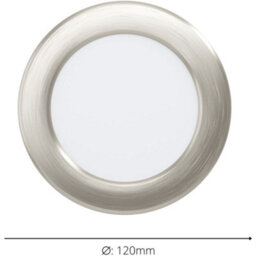 Loops Sleek Satin Nickel Ceiling Spotlight For Indoor Spaces - Modern Design - thumbnail 4