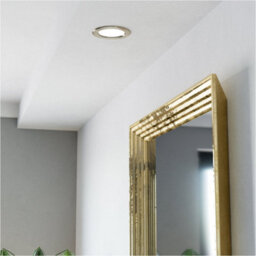 Loops Sleek Satin Nickel Ceiling Spotlight For Indoor Spaces - Modern Design - thumbnail 3