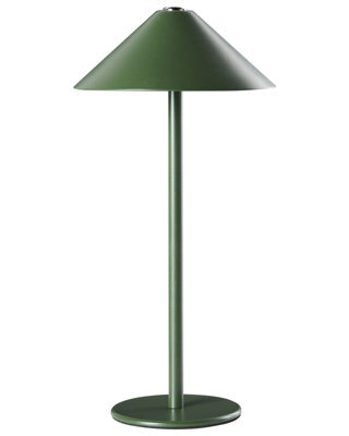 Wyld And Coco Lumina Wireless Table Lamp Green - Usb-C Rechargeable, Touch Dimmable, 3 Colour Temperatures - image 1