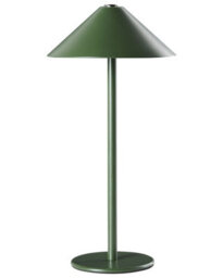 Wyld And Coco Lumina Wireless Table Lamp Green - Usb-C Rechargeable, Touch Dimmable, 3 Colour Temperatures - thumbnail 1