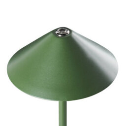 Wyld And Coco Lumina Wireless Table Lamp Green - Usb-C Rechargeable, Touch Dimmable, 3 Colour Temperatures - thumbnail 4