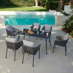 Home Detail Fiji Luxury Garden Dining Set For 6 - thumbnail 3