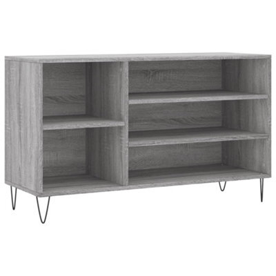 Berkfield Modern Shoe Cabinet Grey Sonoma 102X36X60 Cm Engineered Wood