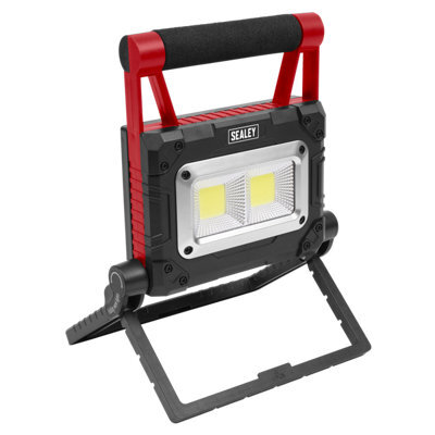 Sealey 15W Cob Led Solar Powered Rechargeable Portable Floodlight Ledfl15Ws - image 1