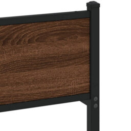 Berkfield Bed Frame Without Mattress Brown Oak 137X190 Cm Engineered Wood - thumbnail 7
