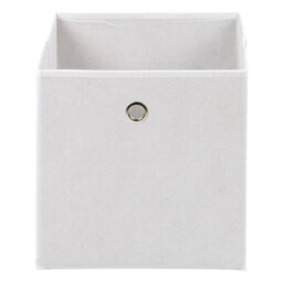 Taylor & Brown Set Of 2 Foldable Cube Storage Boxes With Handles, 30 X 30 X 30 Cm, Organiser For Home, Office, Nursery (White) - thumbnail 3