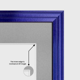 AK Frames 40X20Cm Purple Classic Multi Photo Frame With Silver Mount - Holds 3 Apertures (3X) 6X4 Photos - thumbnail 7