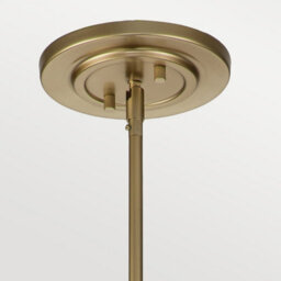 Luminosa Lighting Luminosa Fusion 3 Light Cylindrical Pendant Ceiling Light, Painted Natural Brass - thumbnail 2
