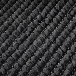 Allure Bath Fashions Sparkle Chunky Bobble Non Slip Bath Mat - Graphite Grey - thumbnail 4