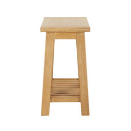 The Furniture Market Marbury Oak Trestle Sofa Side Lamp Table - thumbnail 5