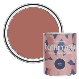Rust-Oleum Salmon Gloss Bathroom Wood & Cabinet Paint 750Ml