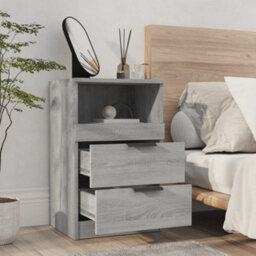 Berkfield Bedside Cabinet Grey Sonoma Engineered Wood - thumbnail 6