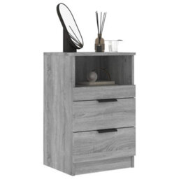 Berkfield Bedside Cabinet Grey Sonoma Engineered Wood - thumbnail 7
