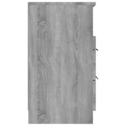 Berkfield Bedside Cabinet Grey Sonoma Engineered Wood - thumbnail 4
