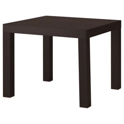 Black-Brown, Side Table 55X55Cm Coffee End Table Bedside Living Room Furniture - image 1