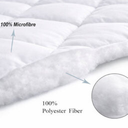 Pamposh Luxury Single Bedding Bundle Set Microfiber Duvet Cover, Duvet, 2 Pillow Protectors & Mattress Protector Soft Hotel Quality - thumbnail 5