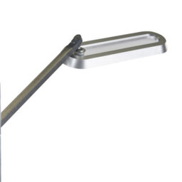 Beliani 144 Cm Floor Led Lamp Silver, Dimmable Cct Task Light With Touch Lcd Display - thumbnail 7