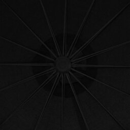Berkfield Durable Hanging Parasol Black 3 M Aluminium Pole - thumbnail 8