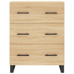 Berkfield Classic Sideboard Sonoma Oak 69.5X34X90 Cm Engineered Wood - thumbnail 5