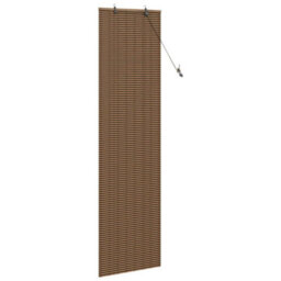 Berkfield Window Blind With Curtains Manual Brown 60 X 220 Cm Bamboo - thumbnail 4