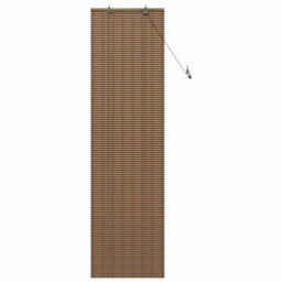 Berkfield Window Blind With Curtains Manual Brown 60 X 220 Cm Bamboo - thumbnail 2