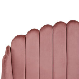 Beliani Bed Velvet Ambillou 120 X 200 Cm (Eu Small Double) Pink - thumbnail 7