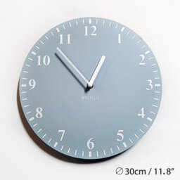 Walplus Duck Egg Solid Colour Classic Home Office Mdf Wall Clock - thumbnail 5