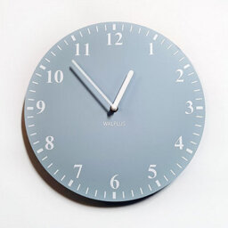 Walplus Duck Egg Solid Colour Classic Home Office Mdf Wall Clock - thumbnail 4