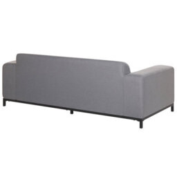 Beliani 5-Seater Grey Outdoor Sofa Set With Ottoman - Weather-Resistant Fabric, Aluminium Frame, Modular Seating - thumbnail 7