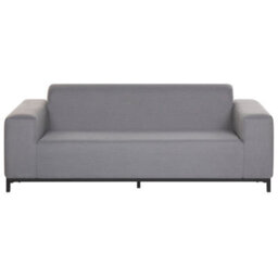 Beliani 5-Seater Grey Outdoor Sofa Set With Ottoman - Weather-Resistant Fabric, Aluminium Frame, Modular Seating - thumbnail 1