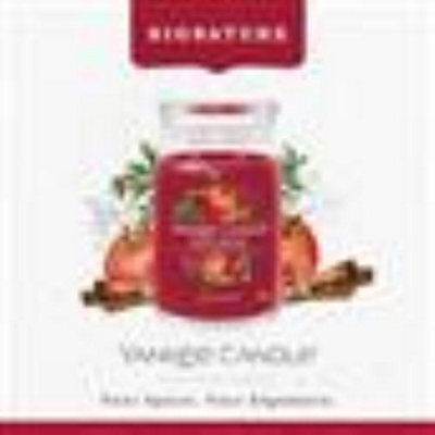Yankee Candle Signature Large Jar Red Apple Wreath 2 Wick - image 1