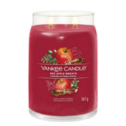 Yankee Candle Signature Large Jar Red Apple Wreath 2 Wick - thumbnail 2