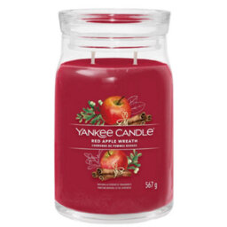 Yankee Candle Signature Large Jar Red Apple Wreath 2 Wick - thumbnail 3