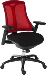 Teknik Rapport Mesh Executive Chair Red - thumbnail 2