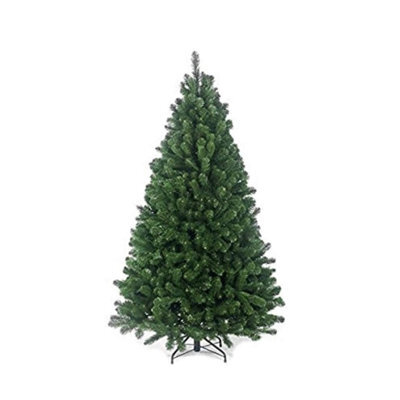 Abaseen 8Ft Green Artificial Christmas Tree Xmas Pine Tree 1500 Tips Solid Metal Legs Perfect For Indoor Outdoor Decoration
