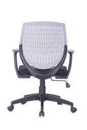 Alphason Malibu Office Chair In Grey / Black - thumbnail 4