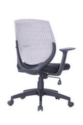 Alphason Malibu Office Chair In Grey / Black - thumbnail 2