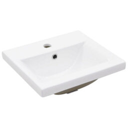 Berkfield Sink Cabinet With Built-In Basin Smoked Oak Engineered Wood - thumbnail 9