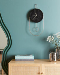 Beliani  Wall Clock Sierre 20 Cm Black - thumbnail 2
