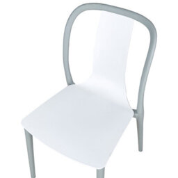 Beliani Set Of 8 Garden Chairs Spezia White - thumbnail 8