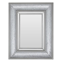 Orsina Rectangular Wall Mirror With Bevelled Glass Frame, Boutique Style Mirror With Mosaic Inlay, Functional Mdf - thumbnail 1