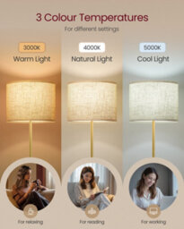 Vasagle Living Room Floor Lamp, 140-170Cm Adjustable Height, Gold And Black With Foot Switch - thumbnail 4