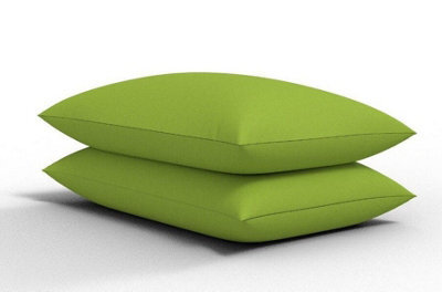 CHILIMILII Polycotton Pair Of Pillowcases Plain Dyed Housewife Pillow Covers 50X75 Cm