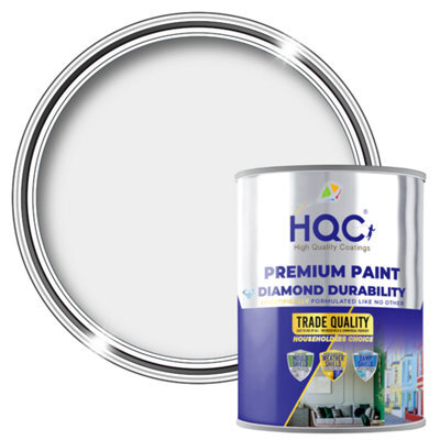 Hqc Exterior Wall Insulating Paint - Weatherproof, Heat Reflecting & Energy Saving - Light Grey - 1L - image 1