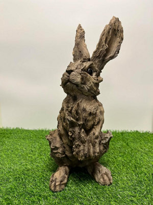 My Square Mile Rabbit Garden Ornament Vintage Statue Animal Hare Bunny Sculpture Large 41Cm - image 1