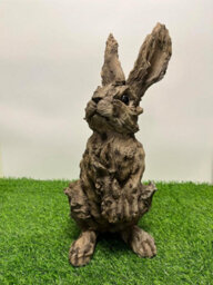 My Square Mile Rabbit Garden Ornament Vintage Statue Animal Hare Bunny Sculpture Large 41Cm - thumbnail 1