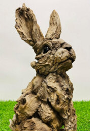 My Square Mile Rabbit Garden Ornament Vintage Statue Animal Hare Bunny Sculpture Large 41Cm - thumbnail 2