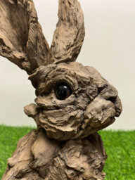 My Square Mile Rabbit Garden Ornament Vintage Statue Animal Hare Bunny Sculpture Large 41Cm - thumbnail 3