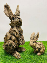 My Square Mile Rabbit Garden Ornament Vintage Statue Animal Hare Bunny Sculpture Large 41Cm - thumbnail 4
