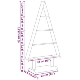Vidaxl Metal Christmas Tree With Stand Black 60 Cm Steel - thumbnail 3